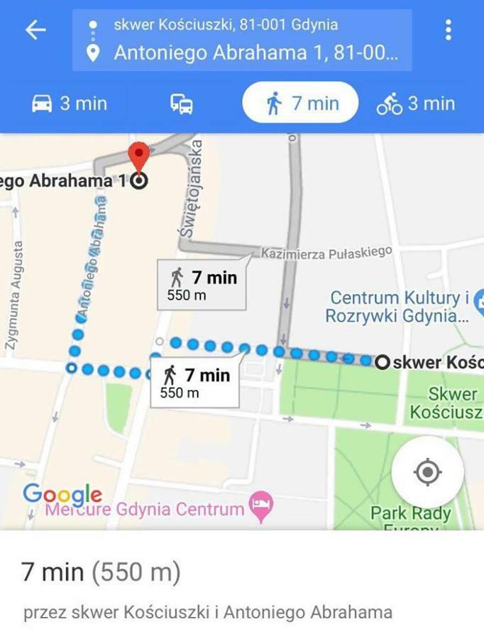 Rodzina W Centrum Gdyni Gdynia Kültér fotó